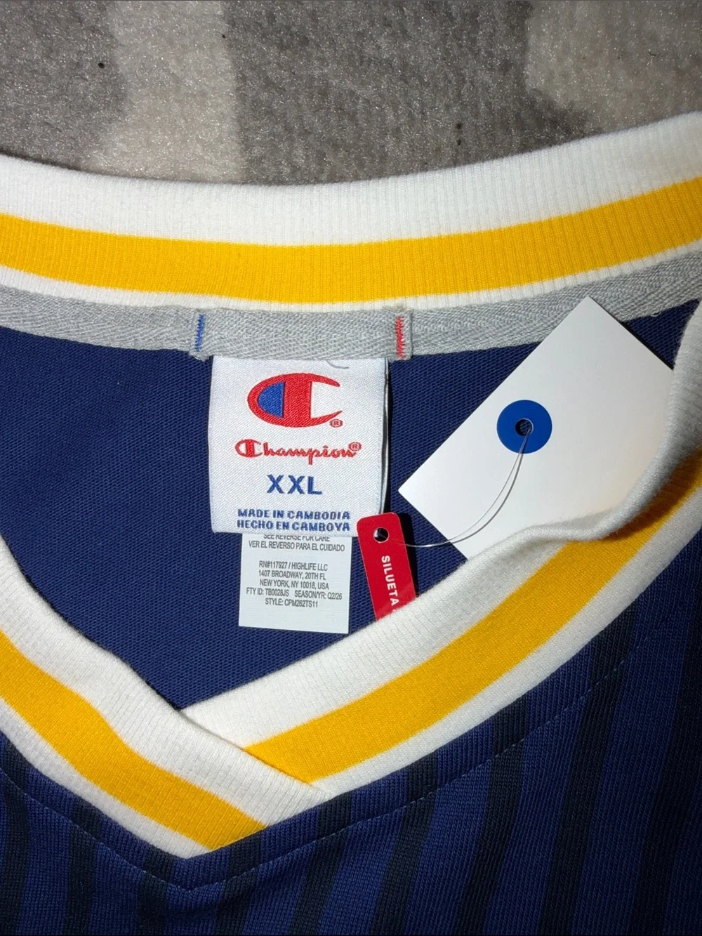 Champion new tags